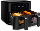 Tristar Dubbele Airfryer FR-9429 - 2x 4,5 Liter - Dubbele Mand - Kijkvenster - 9L - 2500W