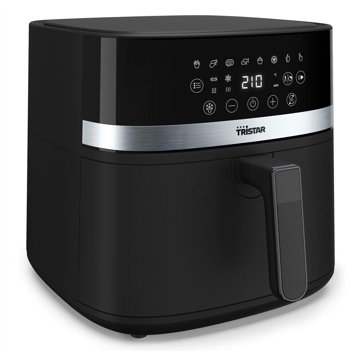 Tristar Airfryer FR-9418 - 8L - Grote Capaciteit XXL - PFAS Vrij - 7 programma's - Warmhoudfunctie - 2000 Watt — afbeelding 6