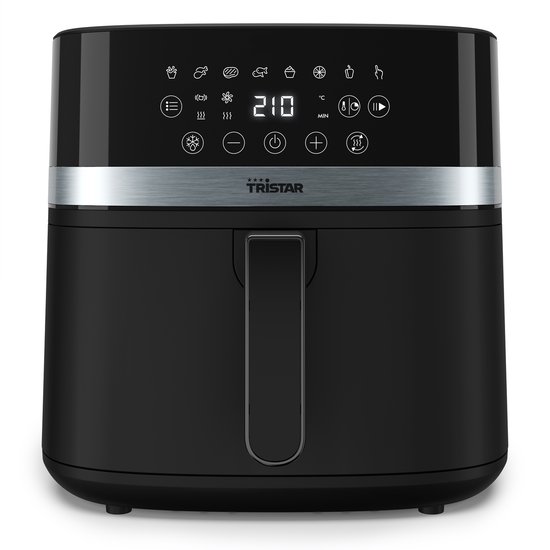 Foto: Tristar airfryer fr 9418 8l grote capaciteit xxl pfas vrij 7 programma s warmhoudfunctie 2000 watt