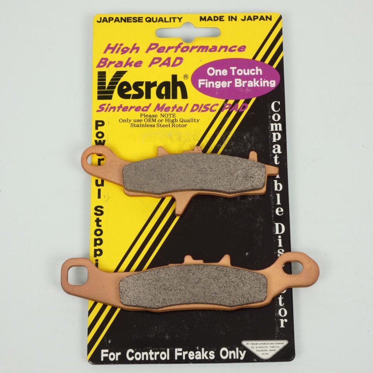 Plaquette de frein Vesrah pour Moto Kawasaki 85 Kx Petites Roues 2001 à 2023 AV Neuf