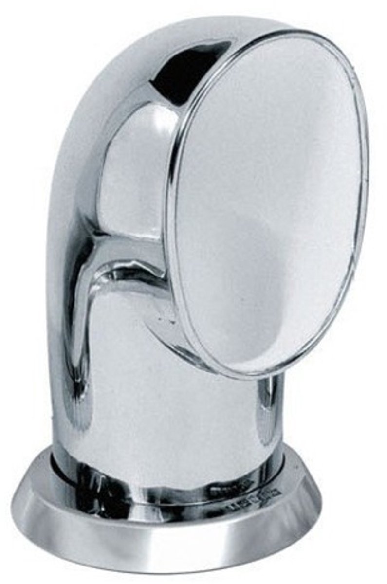 Vetus ventilatorkap TOM316WR, RVS, witte binnenkant