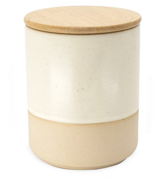 Pot - Pot de conservation - Pot à biscuits - Wit - Céramique - "Spécialement voor jou" - Emballage cadeau