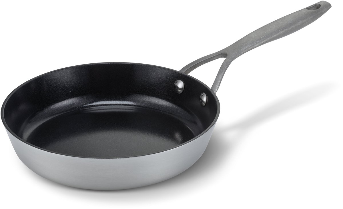 Brabantia Dusk 2-delige Koekenpannenset Ø 20 & 24cm – 100% PFAS Vrij - Keramische Antiaanbaklaag – Inductie Koekenpannenset - Vaatwasser- en Ovenbestendig – Grijs — afbeelding 2