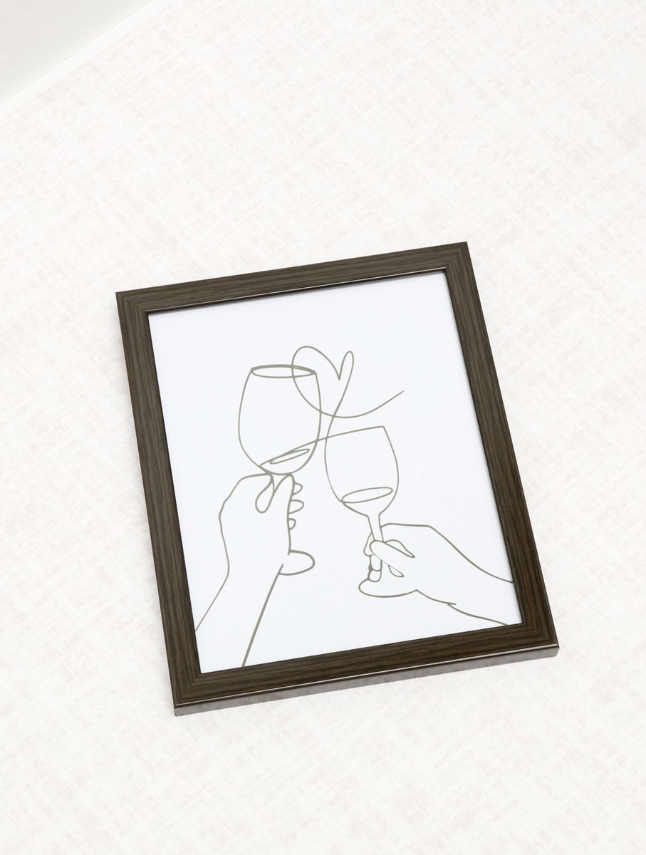 Deknudt Frames fotolijst S46RH7 - bruin wortelhout - foto: 30x45 cm grijs