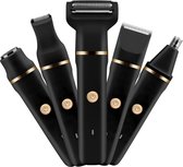 Bol.com O’dor 5-in-1 Trimmer voor Mannen en Vrouwen – Ladyshave Bikinitrimmer Bodygroomer Neustrimmer & Precisietrimmer – Oplaad... aanbieding