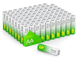 GP Extra Alcaline AA Longue durée 1,5V 40 piles