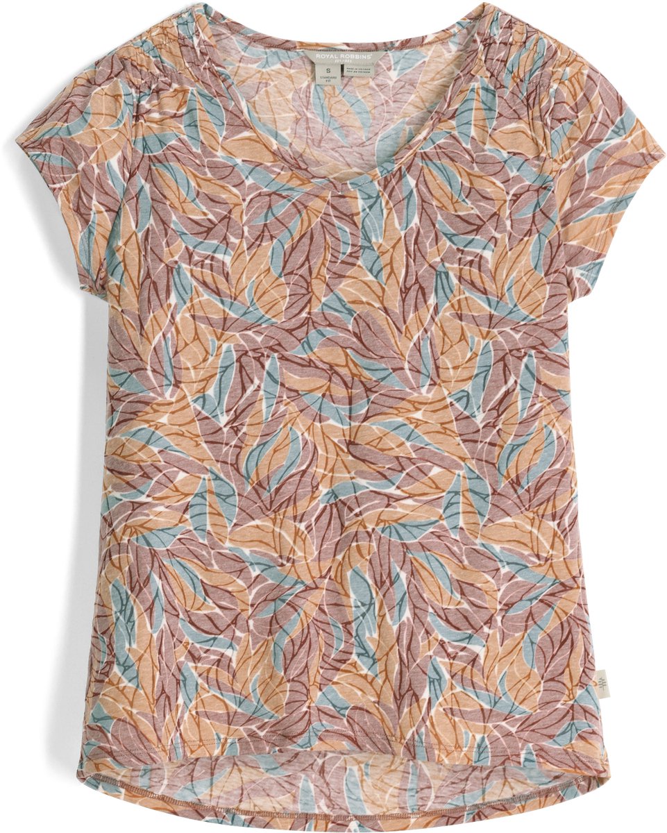 Royal Robbins Featherweight Tee Outdoorshirt Dames Wild Rhubarb Presidio Pt