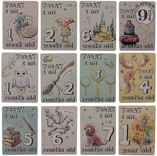 Harry Potter Milestone Cards - Kraamcadeau — afbeelding 4