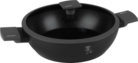 Berlinger Haus Hapjespan - Inductie - Ø 28 cm - Met Deksel - Antraciet