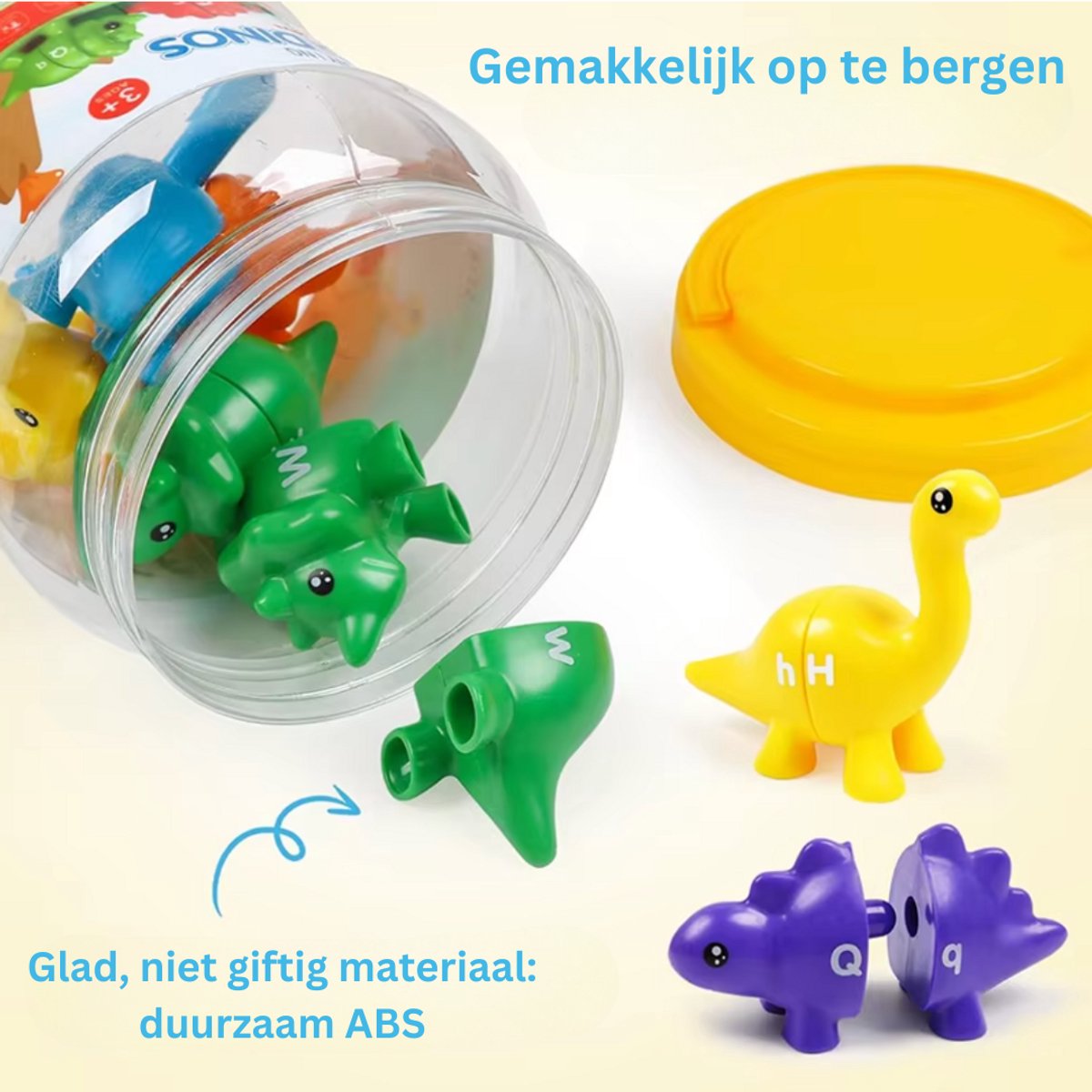 Alfabet Dino Match, Alfabet Dino Matching Speelgoed | Preschool