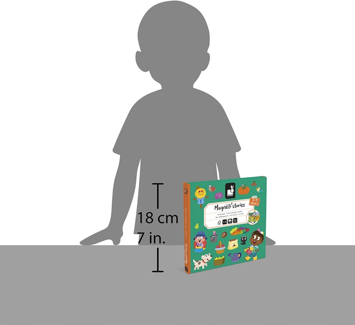 Janod - Magneti Stories - De moestuin – Educatieve magneetset — afbeelding 14