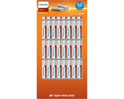 Philips Longlife Batterijen - AA - 50 stuks