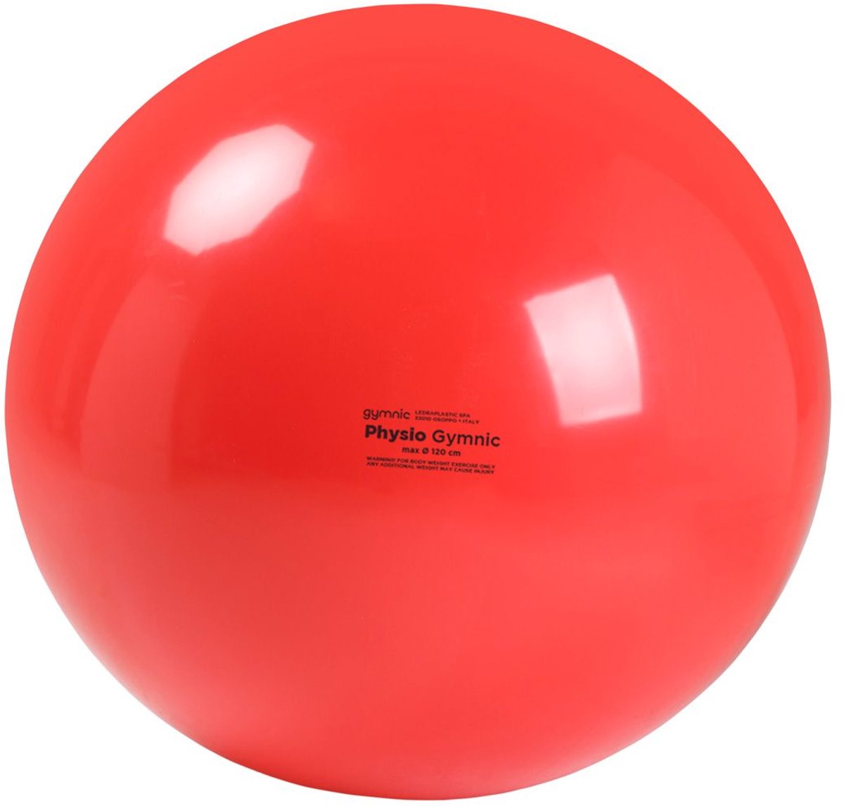 Ballon De Gymnastique Gymnic 120cm Rouge - Anti-éclatement, Fitness Et Assise