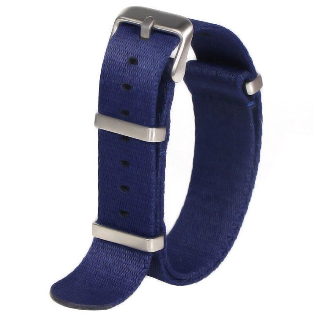 20mm Nato Strap - Vintage James Bond - Nato Strap collectie - Mannen - Horlogebanden - Universeel o.a. Seiko Rolex Citizen Tag Heuer Casio Tudor Omega - BLAUW