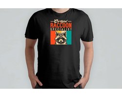 Certified Raccoon Specialist - T Shirt - Funny - Hilarious - LOL - Sarcastic - TooFunny - Grappig - Hilarisch - Lachbuien - DrogeHumor