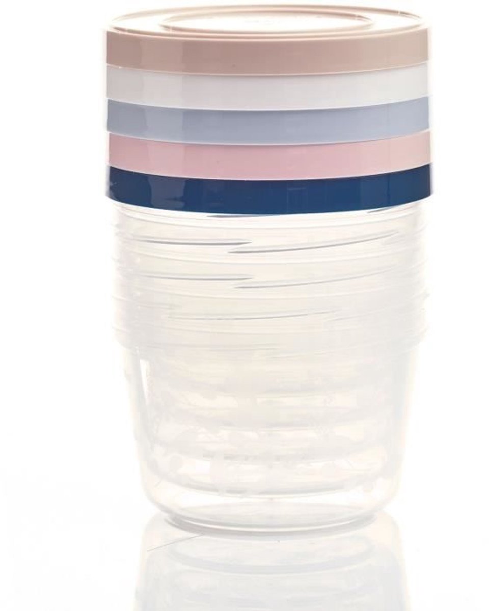 5 x 250 ml opbergdozen