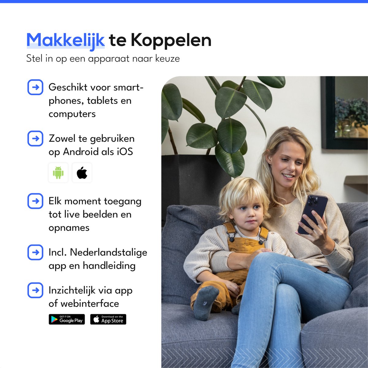 Teceye Beveiligingscamera Set met 8x POE Camera's - afbeelding 3