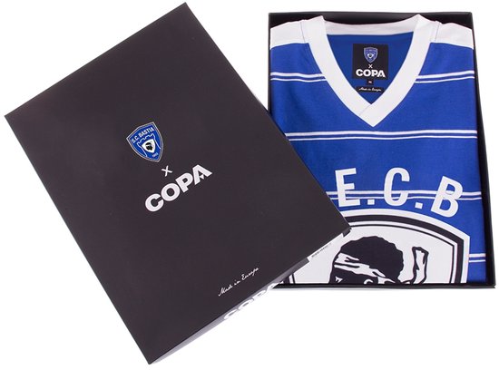 COPA - SC Bastia 1981-82 Maillot Rétro Voetbal - XL - Blue