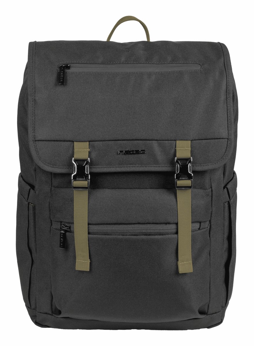 NATEC Niala Hunter Green 39,6 cm (15.6") Rugzak Zwart