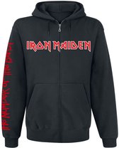 Gilet à capuche Iron Maiden NOTB noir, taille M, Katoen - Band Merch, Bands