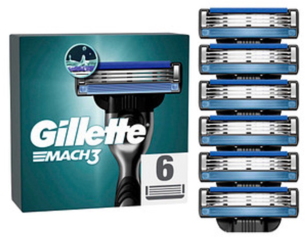 Gillette Mach3 Razor Blades 6 St