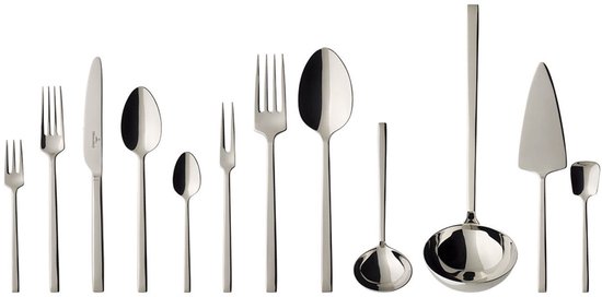 Villeroy & Boch - Couverts Victor 68 Pièces Pour 12 Personnes Villeroy & Boch - Couverts Victor 68 Pièces Pour 12 Personnes