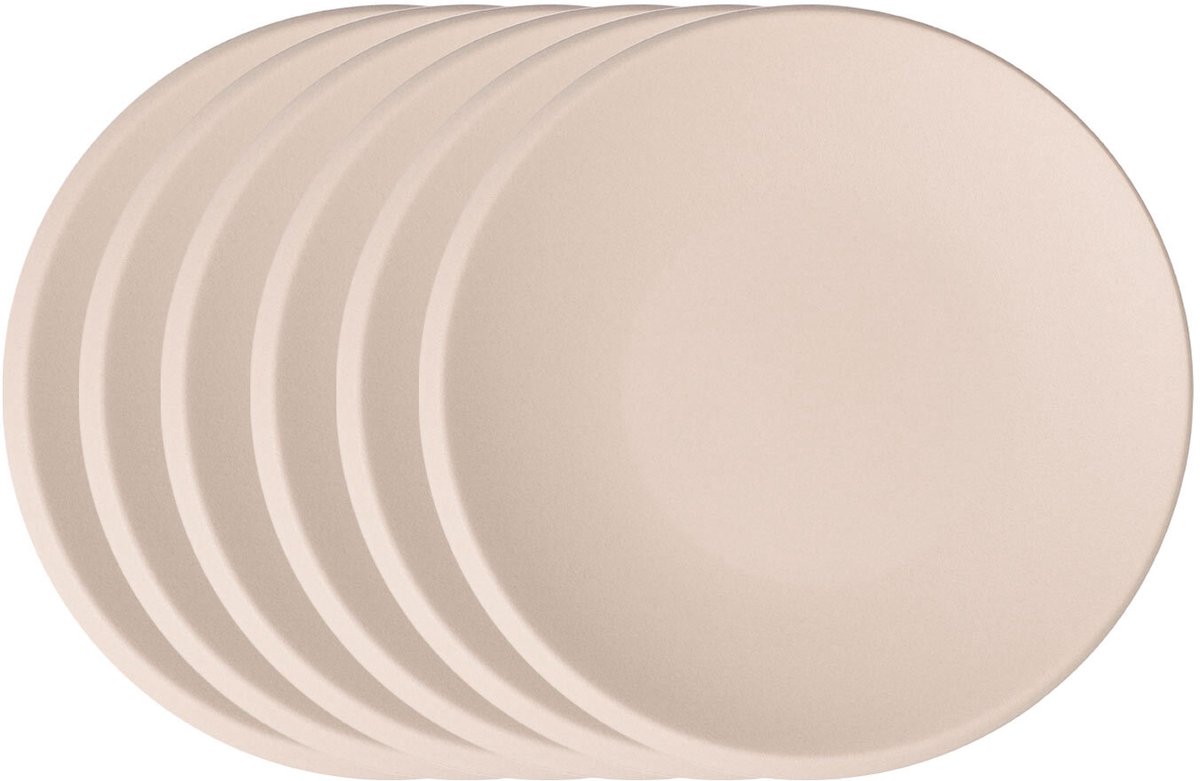 Brotteller beige NewMoon ø 16 cm Set van 6
