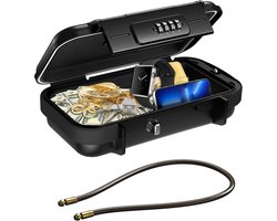 Dutchers® Strandkluis - Geldkistje - Draagbare kluis - Strandkluisje - Locker - Beveiliging - Cijferslot - Vakantie