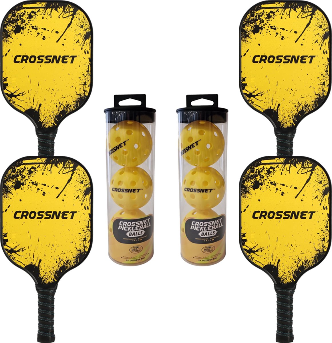 Crossnet - Pickleball set - Set van 4