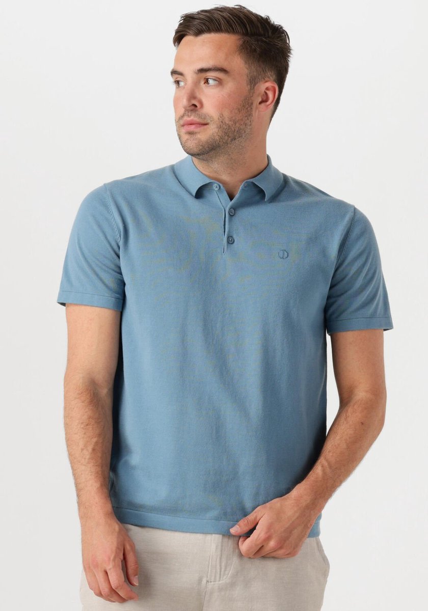 Dstrezzed Camilo Polo Polos & T-shirts Men - Polo shirt - Blue - Size S