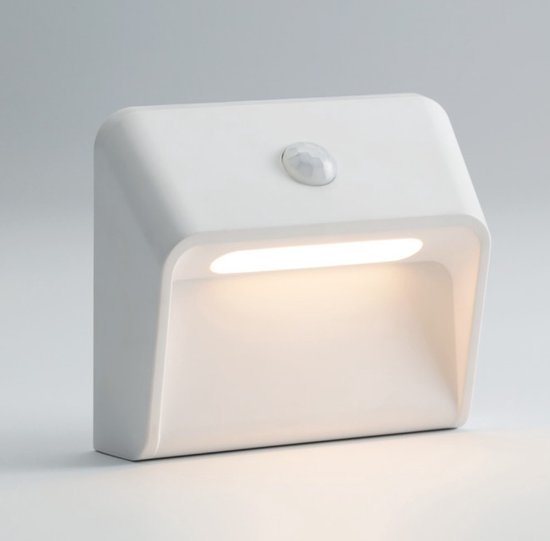 Sensorlux LED Trap/Wand verlichting - 10-35 lm- 3000K Warm Wit - PIR Bewegingssensor  - USB 5v Batterij Oplaadbaar