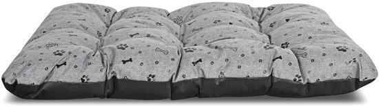 Hondenbedkussen PRESTIGE 120x80 cm waterdicht botten zwart