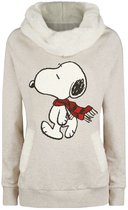 Peanuts Snoopy Winter Dames Sweatshirts - gemêleerd beige - M