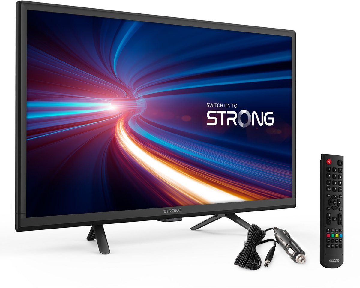 Strong TV - 24HE4023 - HD - 24 inch - 61 cm - 12 volts compatible - Zwart