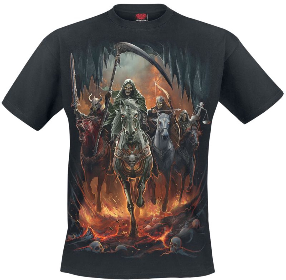Spiral Revelation Heren T-shirt - zwart - XL
