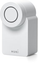 Nuki Smart Lock Go – Slim Deurslot met Bluetooth & Matter – Sleutelloos, Auto Unlock & Auto Lock – Werkt met Google Home, Alexa & Apple Home – Wit