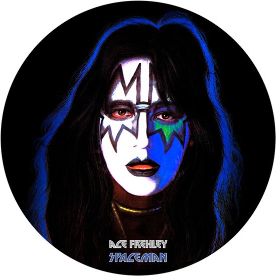 Signs USA - wandbord - dibond - Ace Frehley - Kiss - Rond 20 cm