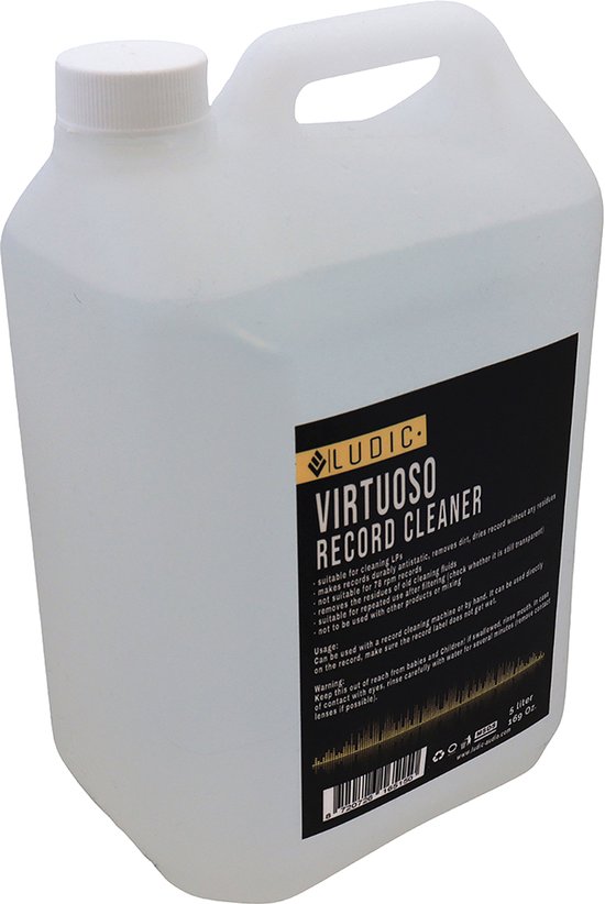 Ludic Virtuoso Vinyl Platenreiniger 5 liter - Record Cleaner - Schoonmaak Vloeistof Platen - Reinigingsvloeistof - Knosti — afbeelding 3
