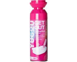 Yugou Get Out Foam Drain Cleaner – Krachtige schuimreiniger voor verstopte afvoeren! Verwijdert vet, haar & zeepresten in gootstenen, doucheputjes & badkuipen. Werkt snel, veilig voor leidingen & laat een frisse geur achter.