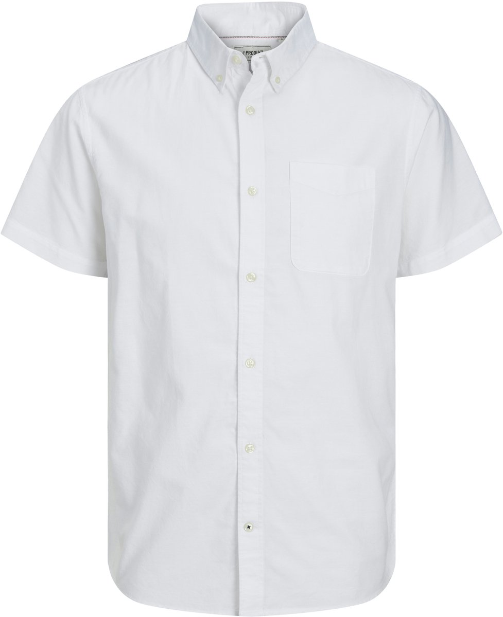 JACK&JONES - JREBKEITH OXFORD SHIRT SS - Jongens - Overhemden