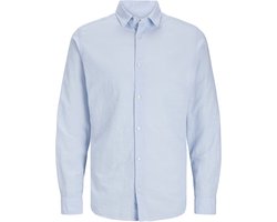 JACK&JONES JJEBREEZE LINEN BLEND SHIRT LS SN Heren Overhemd - Chambray Blue