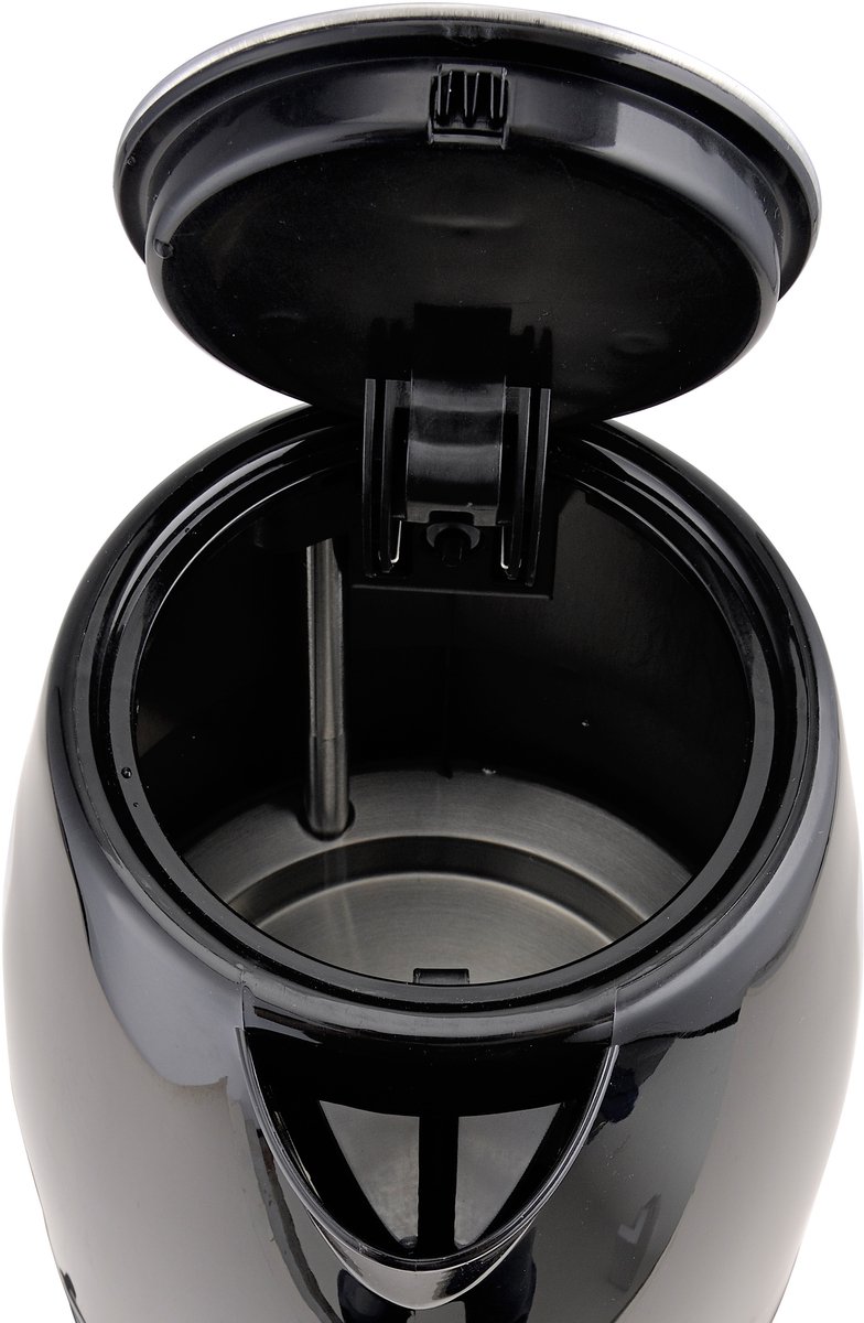 Inventum HW917B - Retro waterkoker - Inhoud 1,7 liter - Temperatuurindicator - Kunststof - 2200 watt - Zwart/RVS — afbeelding 5