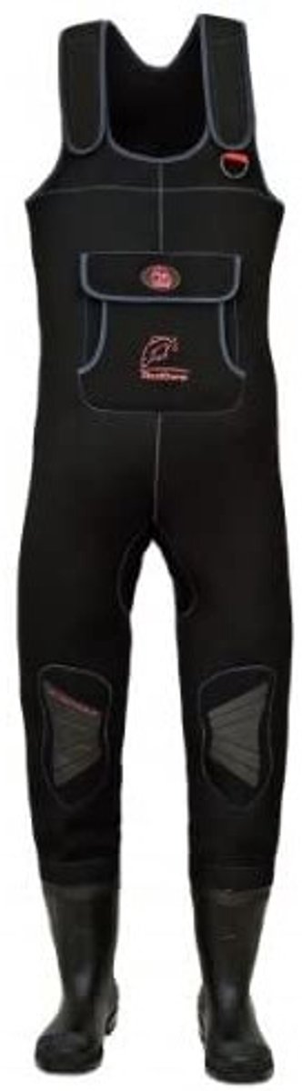 Behr Neoprene Waders Red Carp Size 47/48 + Bag + Belt - Waadpak