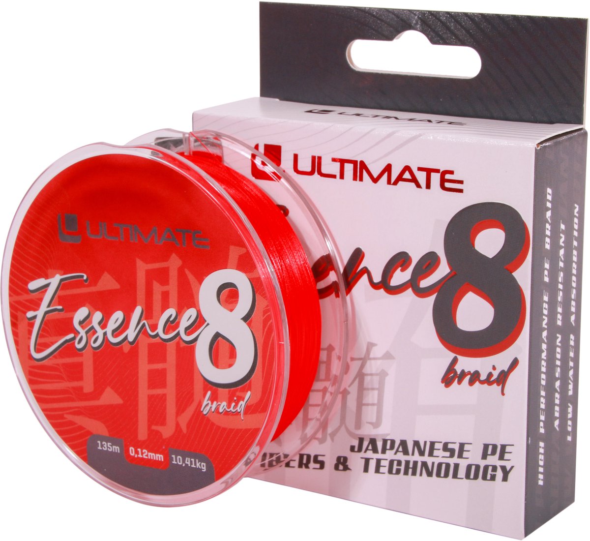 Ultimate Essence 8-Braid 135m 0,12mm 10,41kg | Gevlochten lijn