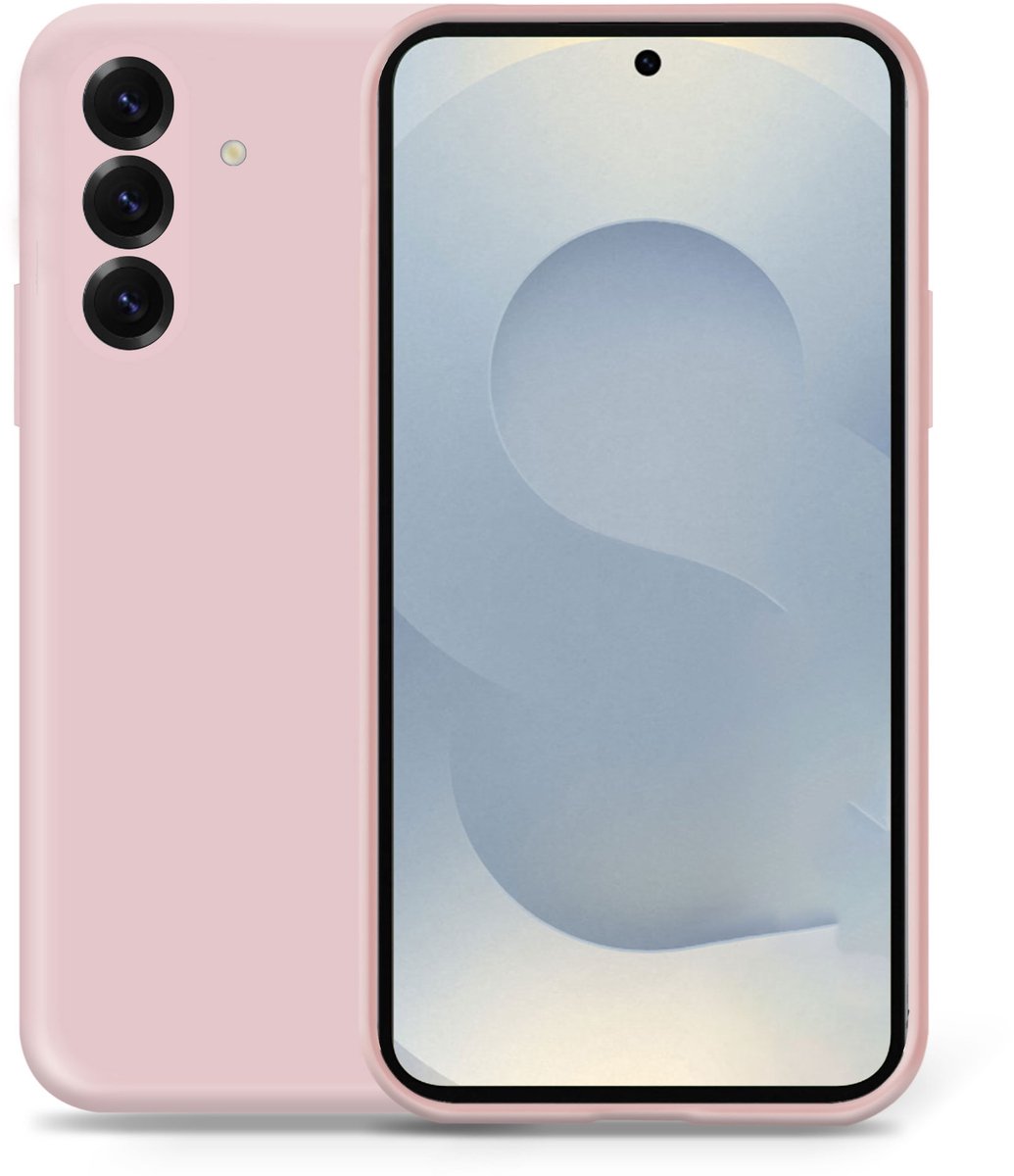 Technow hoesje geschikt voor Samsung S25 - Liquid Back Case Cover Rose