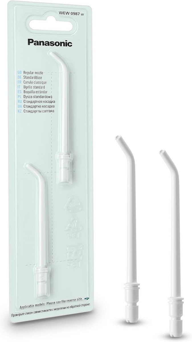 Vervangende mondstukken voor waterflosser - Oplaadbare monddouche set (x2)