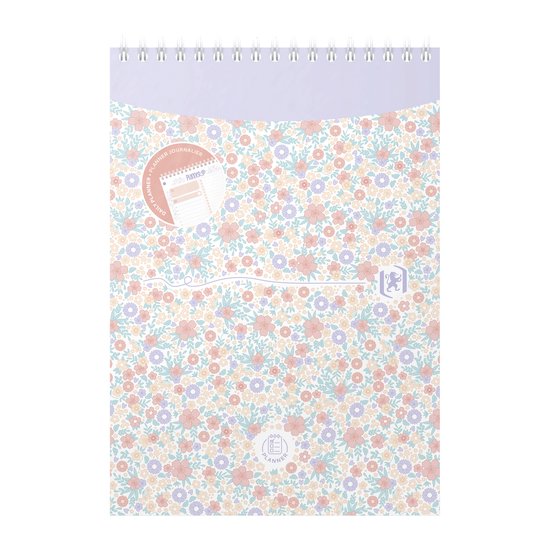 Agenda Daily Oxford Floral A5 70 feuilles