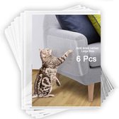 Anti Krab Vellen voor Kat en Hond - 6 XL Vellen – Zonder Punaises - Tegen Krabben – Bankbescherming – Meubelbescherming – Krabpaal – Anti Scratch – 43.2 x 30.5cm – Transparant