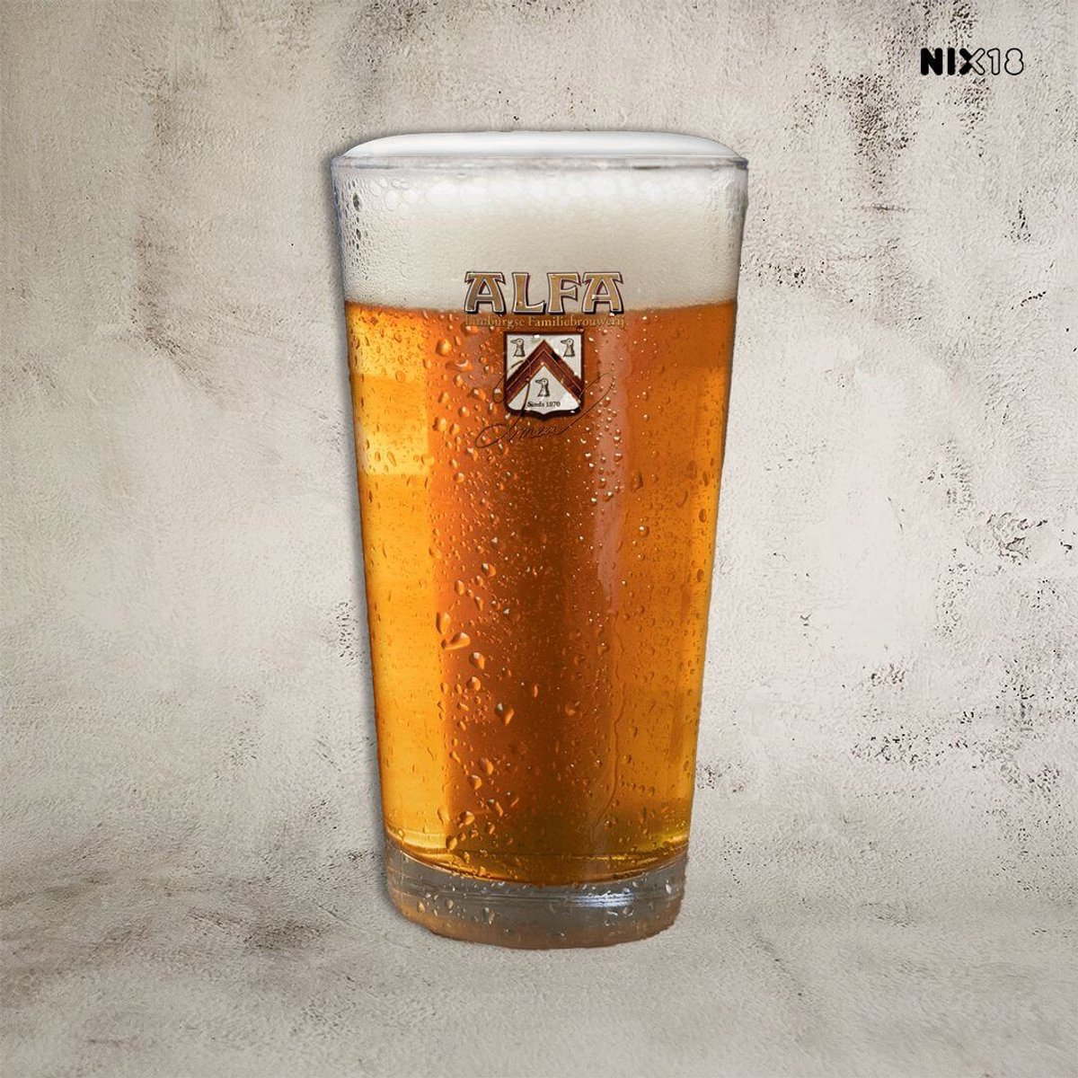 Alfa Krachtig Dort bierglas 25cl