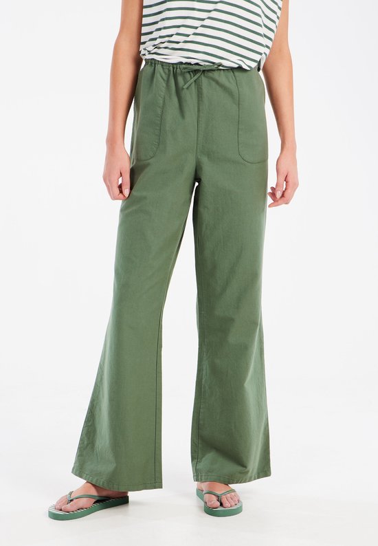 Protest Prteos – Broek Dames – Lange lengte – Loose fit – Veggie Green
